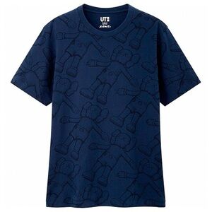 KAWS x Uniqlo All Over Holiday Print Tee